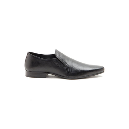 RedTape Men Black Slip On Shoes