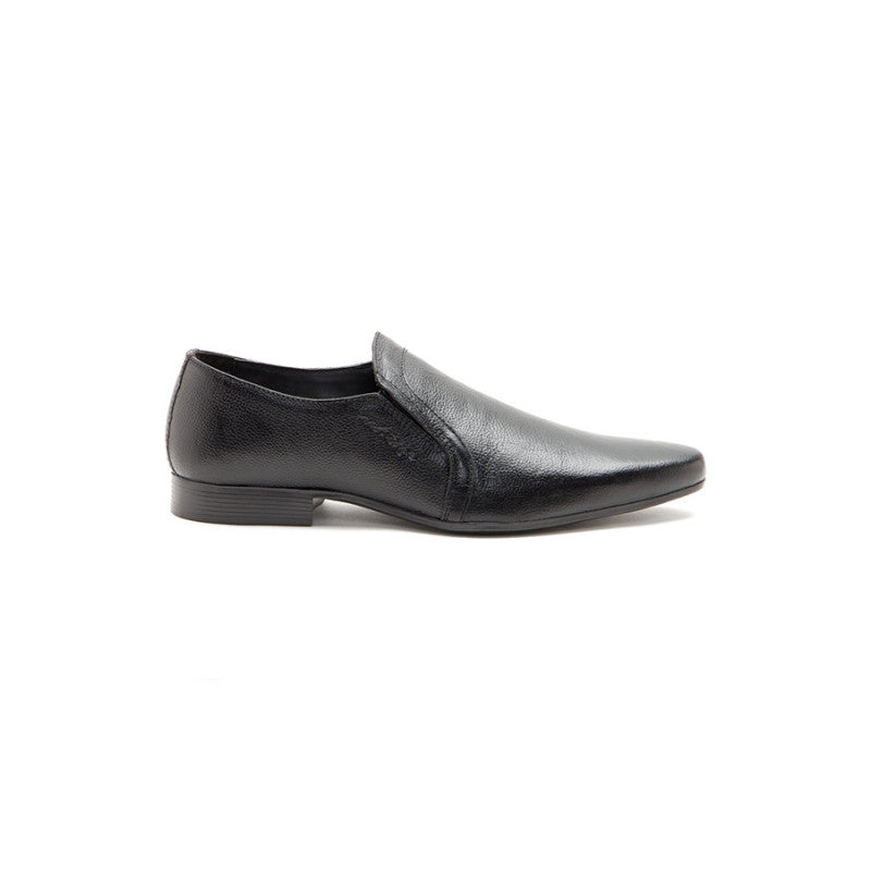 Men Black Slip On Shoes