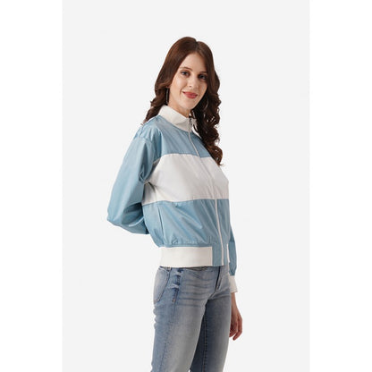 Women Pastel Blue Jacket