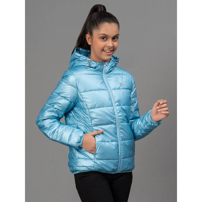 Metallic Blue Jacket for Girls