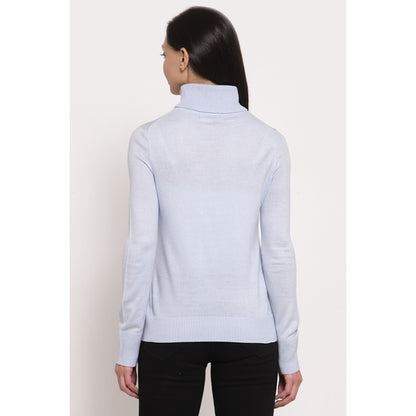 MODE by RedTape Women's Light Blue Sweater