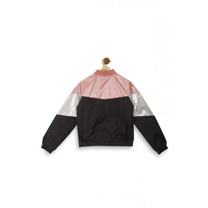 Mode By RedTape Black Jacket for Girls | Warm and Comfortable