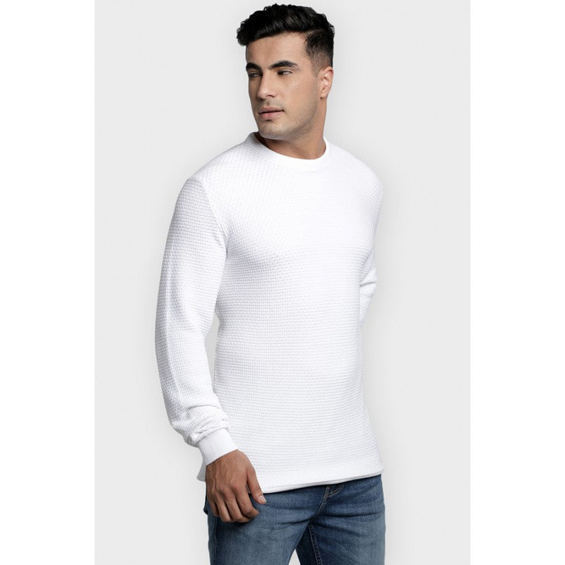 Mens White Sweater