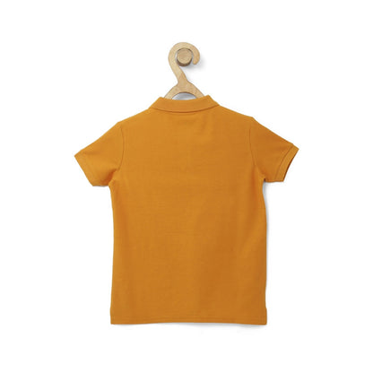 RedTape Mustard T-Shirt for Boys | Comfortable and Durable