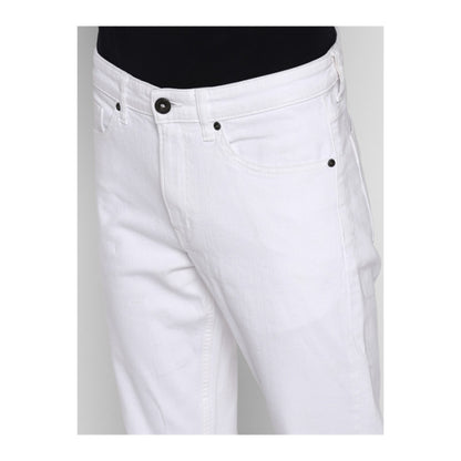 Mens White Denim Jeans