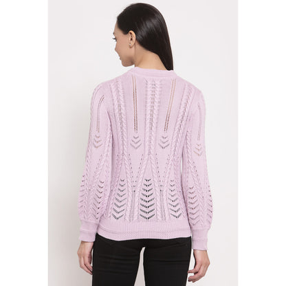 MODE by RedTape Women's Lilac Sweater