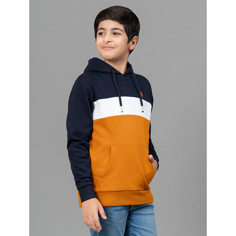 RedTape Dark Navy Hoodie for Boy | Comfortable & Durable