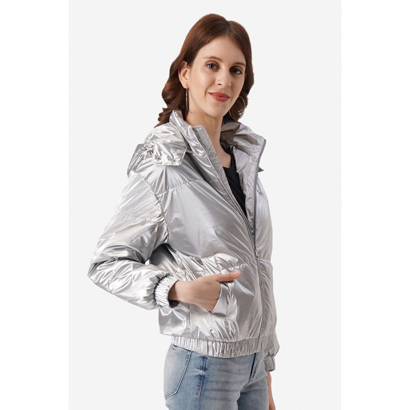 Women Silver Jacket