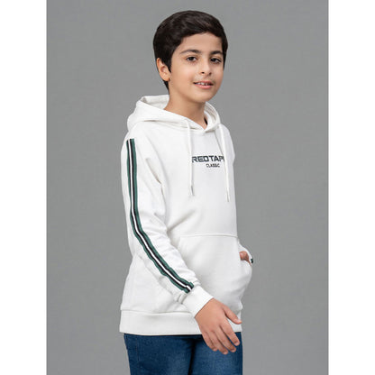 RedTape Off White Hoodie for Boy | Comfortable & Durable