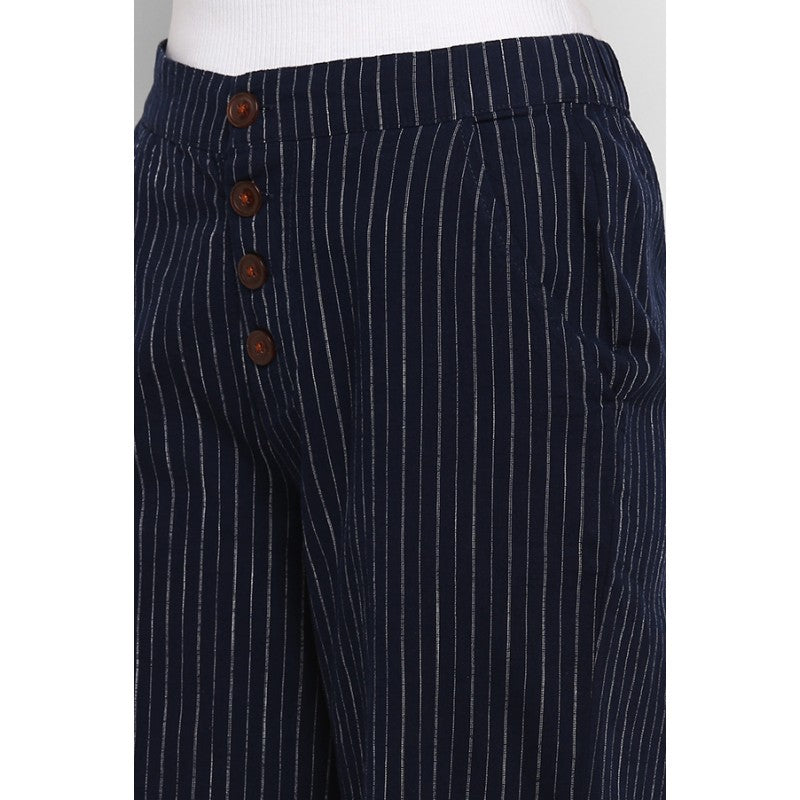 Women Navy Pant