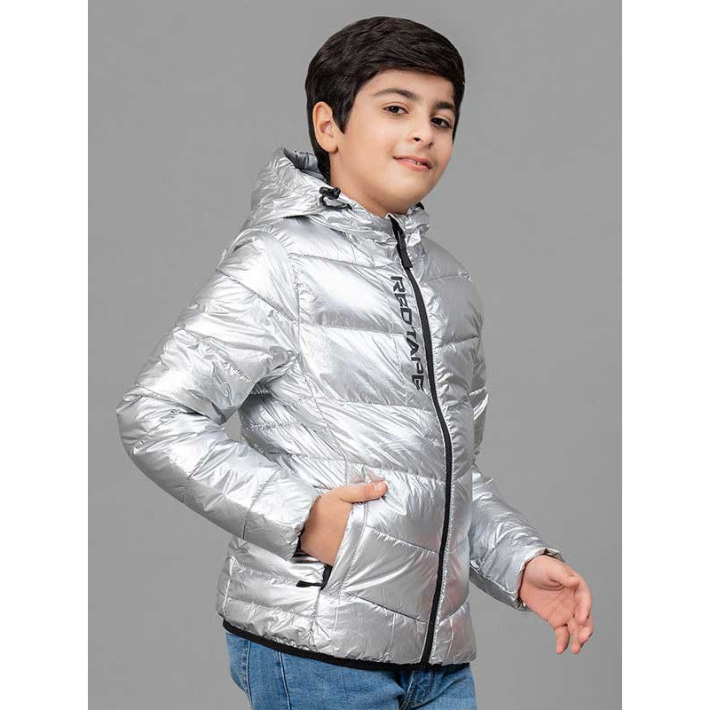 RedTape Silver Jacket for Boy | Comfortable & Durable