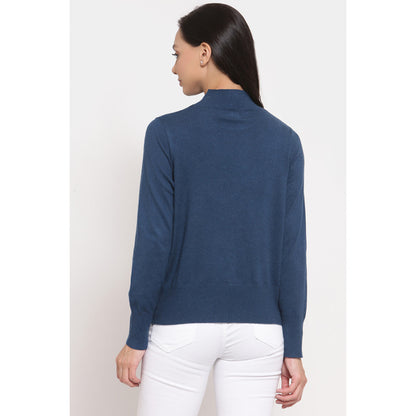 MODE by RedTape Women's Teal Sweater