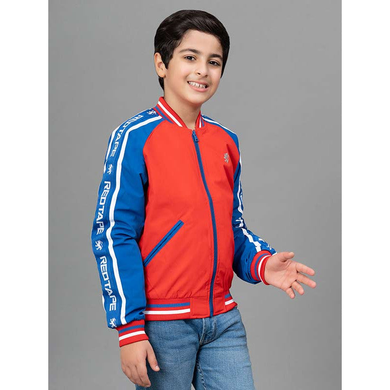 RedTape Red Jacket for Boy | Comfortable & Durable