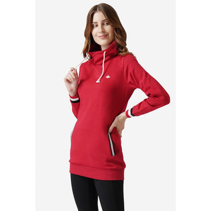 Women Red Sweatshirt