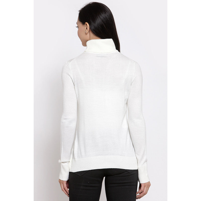 MODE by RedTape Women's Off White Sweater