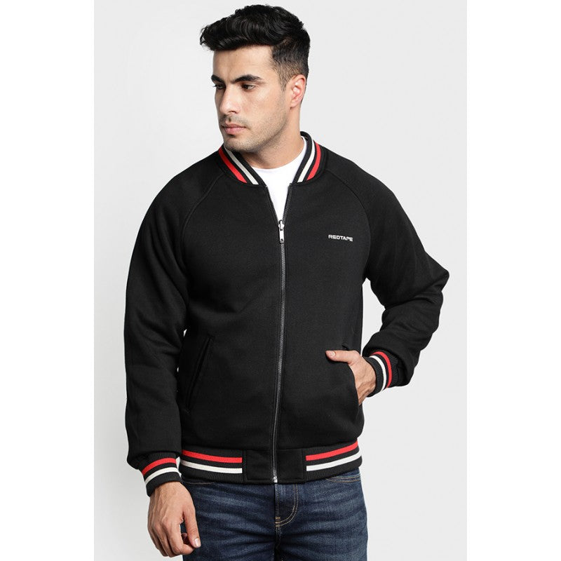 RedTape Black Reversible Men's Jacket