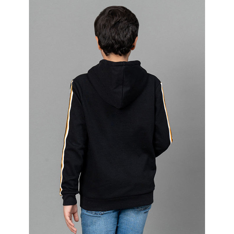 RedTape Black Hoodie for Boy | Comfortable & Durable