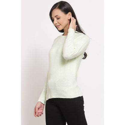 MODE by RedTape Women's Pastel Green Sweater