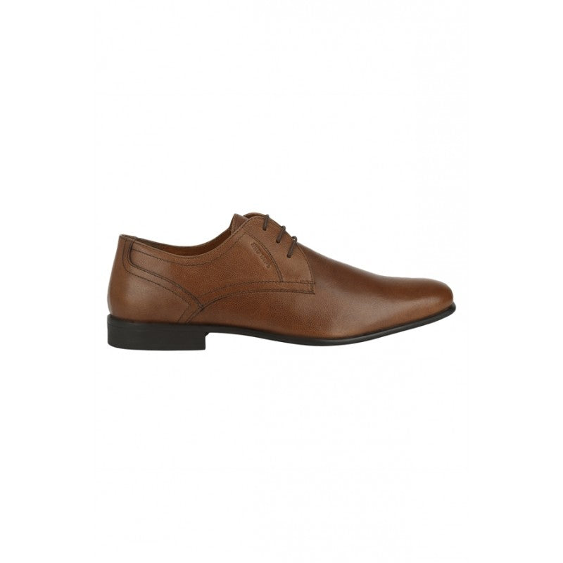 RedTape Men Tan Derby Shoes