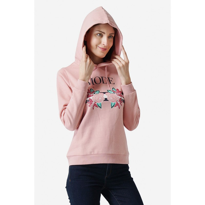 Women Pink Hoodie