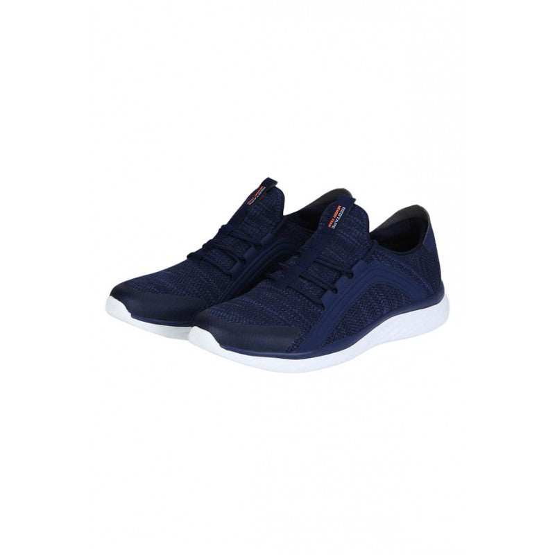 Men Navy Walking Shoes