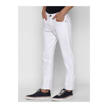 Mens White Denim Jeans