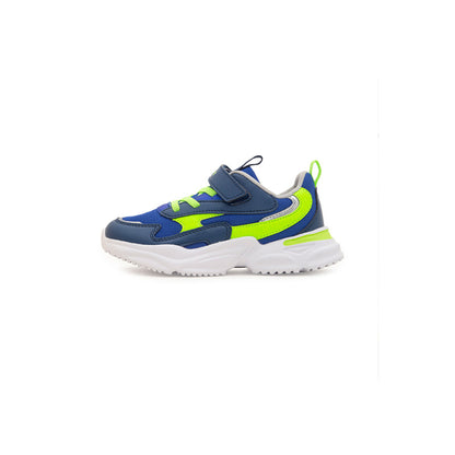 RedTape Unisex Kids Blue And Neon Green Sports Shoes