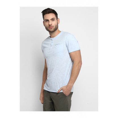 Mens Light Blue Melnage T Shirt