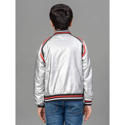 RedTape Silver Jacket for Boys | Comfortable and Warm