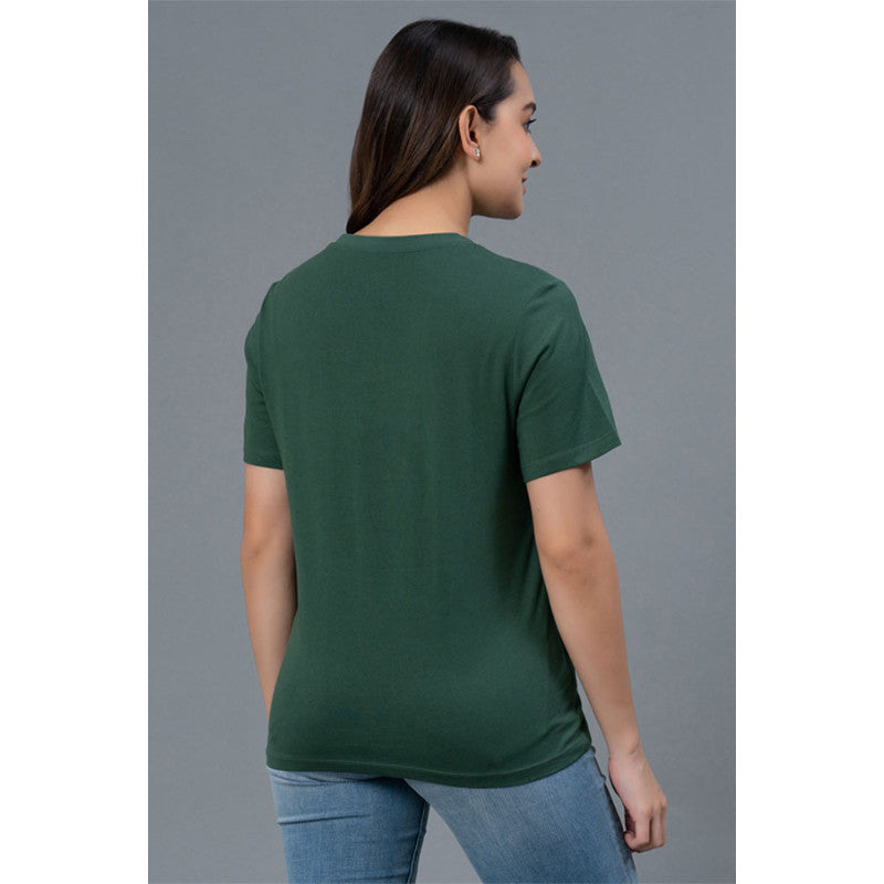 Mode by RedTape Casual Cotton T-Shirt for Women | Round Neck Cotton T-Shirt