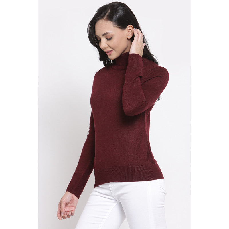 Women's Maroon Sweater