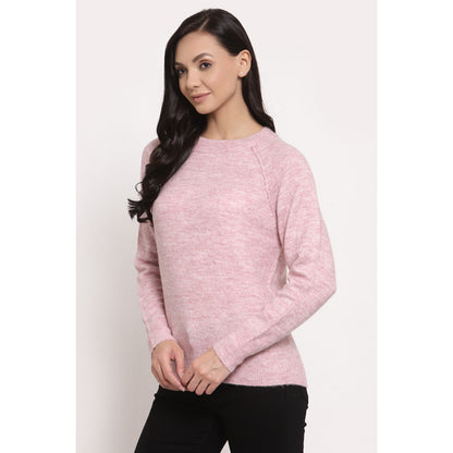 MODE by RedTape Women's Pastel Pink Sweater