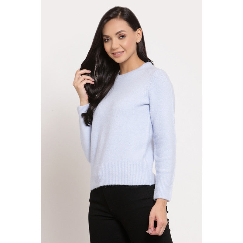 MODE by RedTape Women's Light Blue Sweater