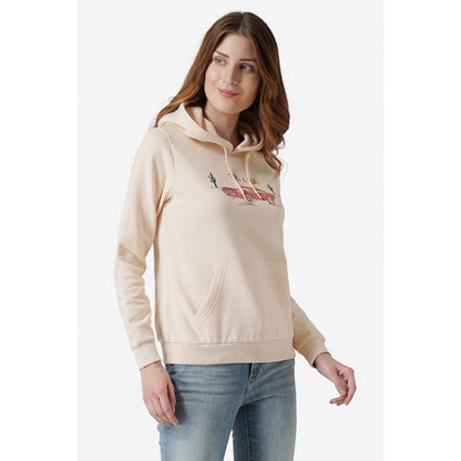 Women Ecru Hoodie