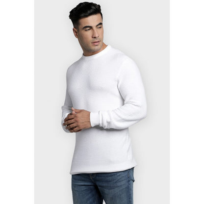 Mens White Sweater