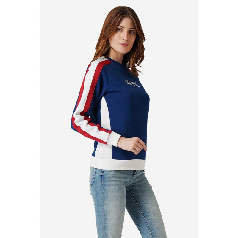 Women Airforce Blue Sweatshirt