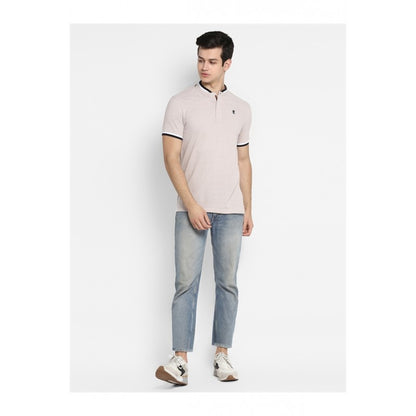 Mens Beige T Shirt