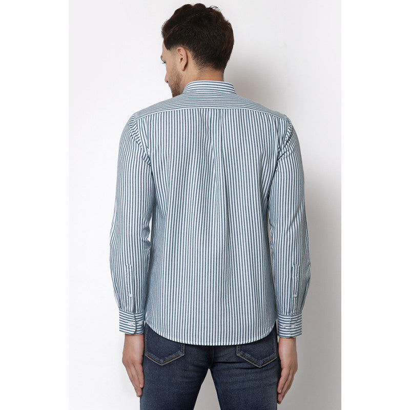 Men's Green Stripe Shirt