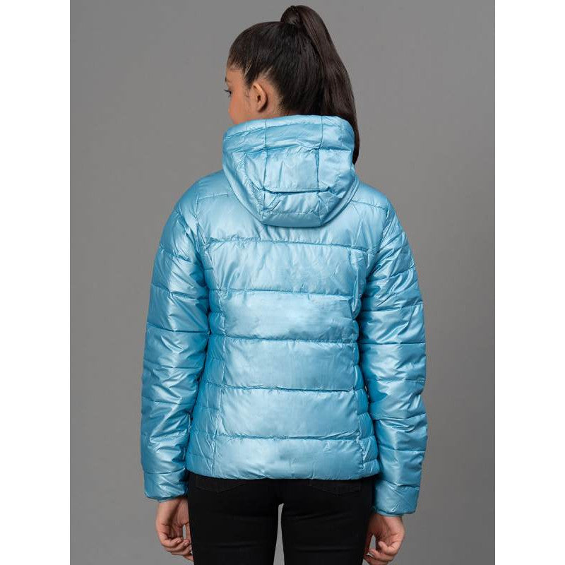 Metallic Blue Jacket for Girls