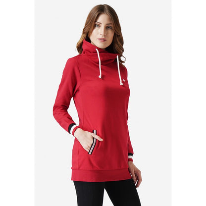 Women Red Sweatshirt