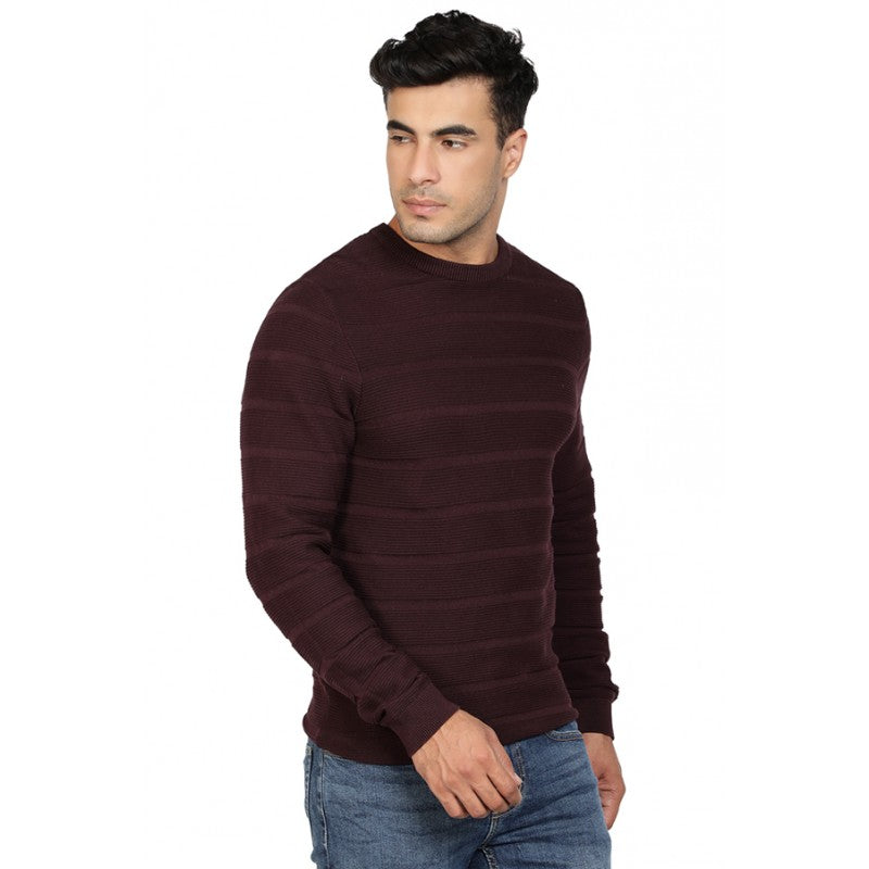 Mens Burgundy Sweater