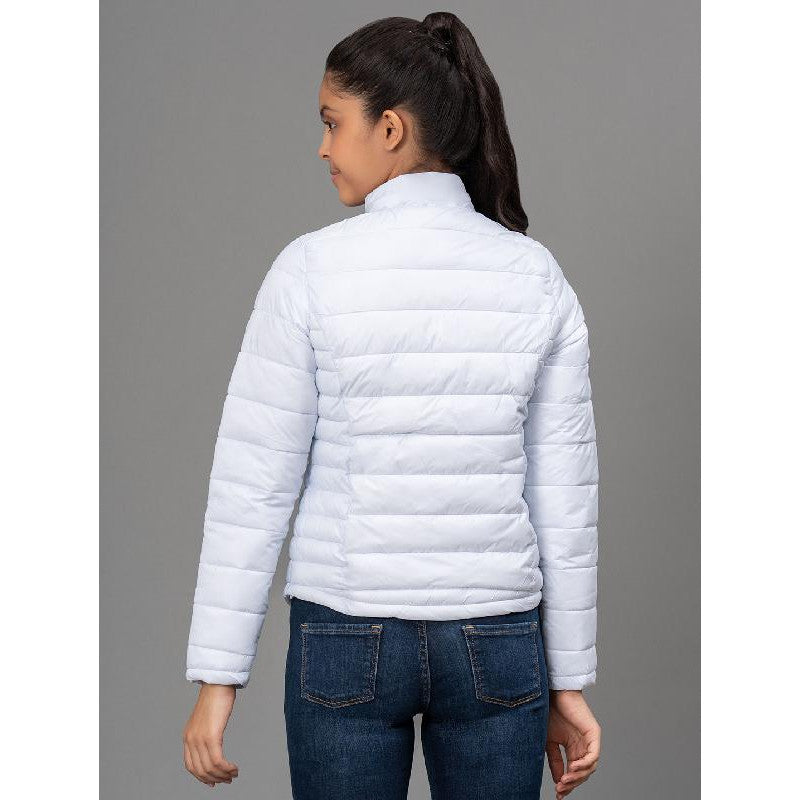 Mode By RedTape White Jacket for Girls | Warm and Comfortable