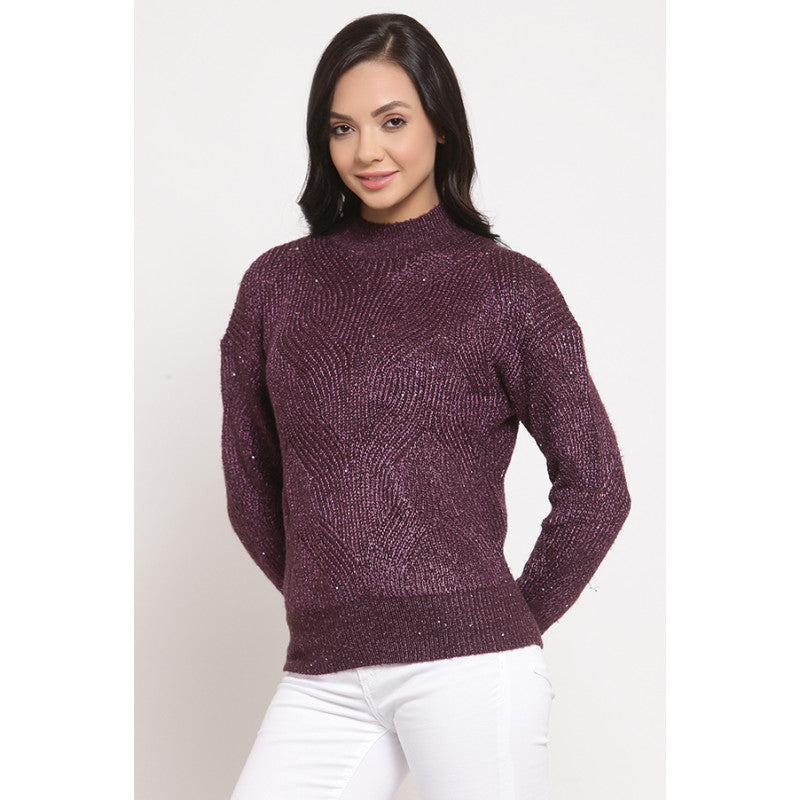 Women's Wine Sweater