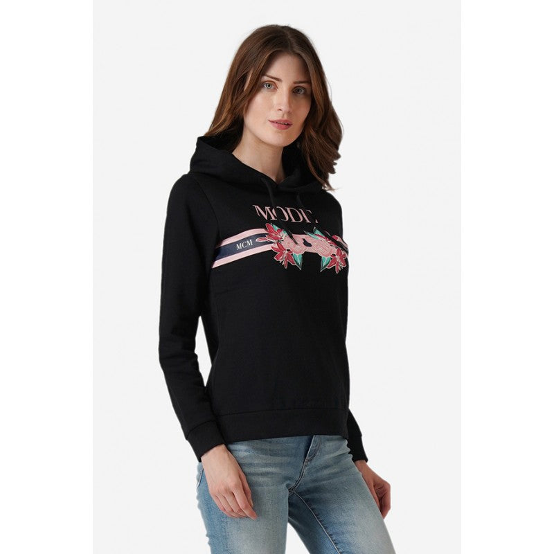 Women Black Hoodie