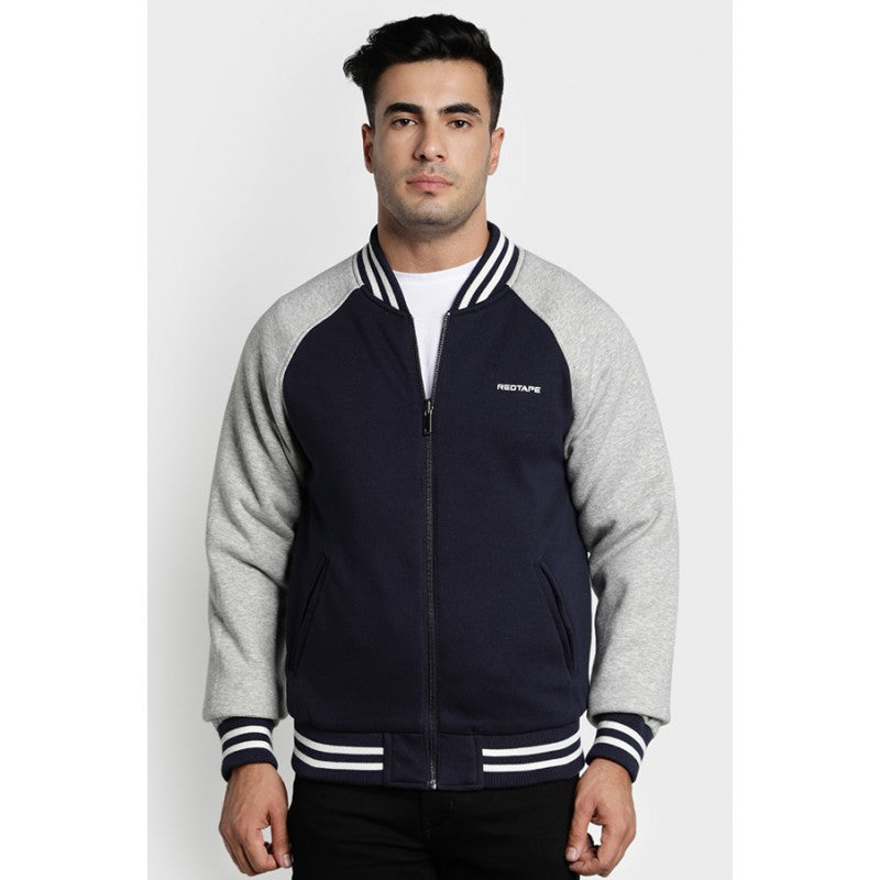 Black Dark Blue Reversible Men's Jacket