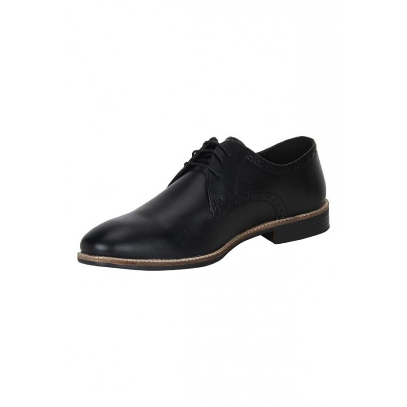 Bond Street by RedTape Men Black Derby Shoes