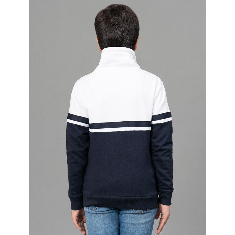 RedTape White Sweatshirt for Boys | Warm and Comfortable