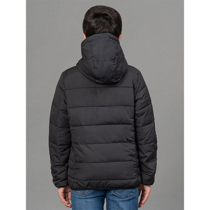 RedTape Black Jacket for Boys | Comfortable and Warm