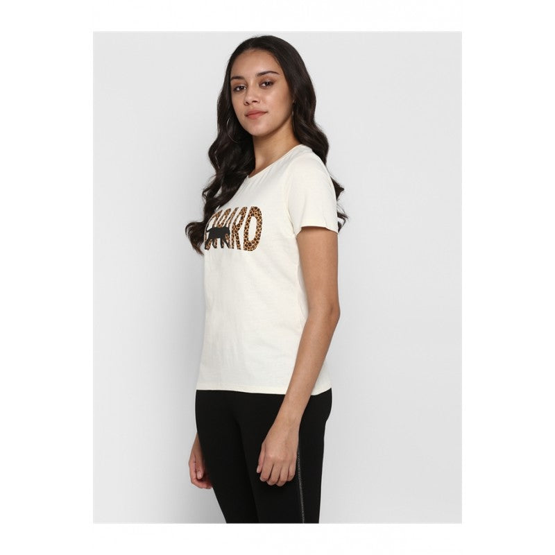 Women Off White T Shirt