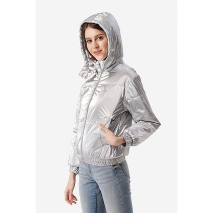 Women Silver Jacket